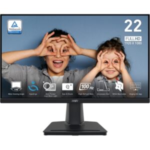 Monitorius MSI PRO MP225V / 21.5" / FHD / VA / 100Hz / 1ms (MPRT) / juodos spalvos - Image 1