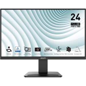 Monitorius MSI PRO MP2412 / 23.8" / FHD / VA / 100Hz / 1ms (MPRT) / juodos spalvos