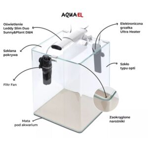 Aquael OptiBent 70 baltas (68L) - Image 3