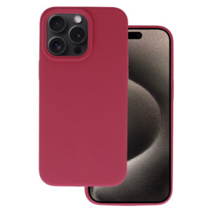 Silikoninis Lite Dėklas skirtas Samsung Galaxy S25 Edge burgundy