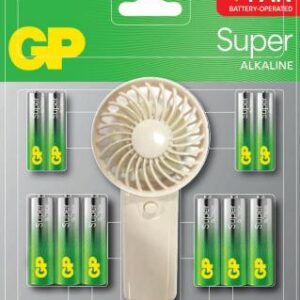 Elementai GP SUPER 12AA+12AAA ir ventiliatorius - Image 1