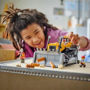 Konstruktorius LEGO® City Yellow Bulldozer 60466, 682 vnt. - Image 3