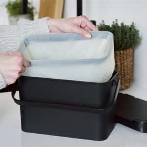 Šiukšliadėžė bio atliekų juoda 5l - Image 3