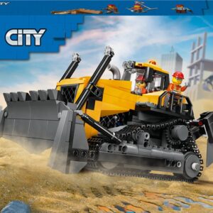 Konstruktorius LEGO® City Yellow Bulldozer 60466, 682 vnt.