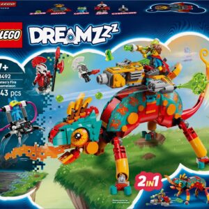Konstruktorius LEGO® DREAMZzz Mateo's Fire Chameleon 71492