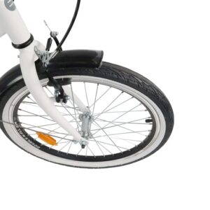 Elektrinis dviratis DENVER, 20", sulankstomas, baltas - Image 3