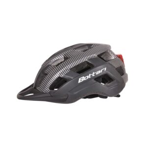 Dviratininkų šalmas Bottari 94004GB, juodas/pilkas, L/XL - Image 3
