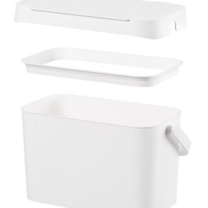 Šiukšliadėžė bio atliekų balta 5l - Image 3