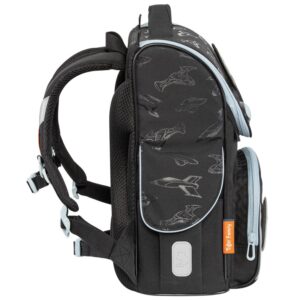 Mokyklinė kuprinė TGNQ-107A(1), juoda, 31x19x35 cm - Image 3