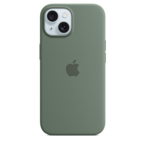 MT0X3ZM/A Apple Silicone Magsafe dėklas skirtas iPhone 15 Cypress - Image 1