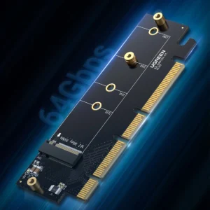 Ugreen CM465 PCIe 4.0 x4 to M.2 NVMe M-Key Expansion Card - juodos spalvos - Image 3