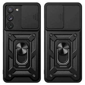 Hybrid Armor Camshield dėklas skirtas Samsung Galaxy A54 5G armored dėklas su camera cover juodos spalvos - Image 9