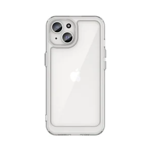 Apple iPhone 15 Outer Space reinskirtasced dėklas su flexible frame - skaidrus