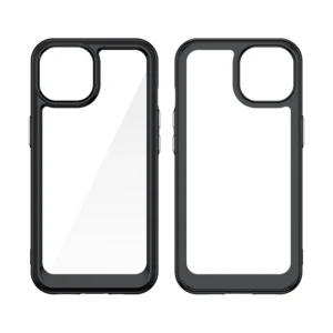 Apple iPhone 15 Outer Space reinskirtasced dėklas su flexible frame - skaidrus - Image 2