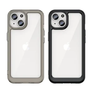 Apple iPhone 15 Outer Space reinskirtasced dėklas su flexible frame - skaidrus - Image 3