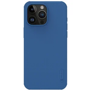 Nillkin Super Frosted Shield Pro reinskirtasced dėklas skirtas Apple iPhone 15 Pro Max - blue - Image 1