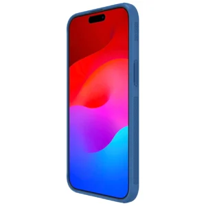 Nillkin Super Frosted Shield Pro reinskirtasced dėklas skirtas Apple iPhone 15 Pro Max - blue - Image 4