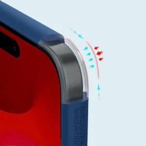 Nillkin Super Frosted Shield Pro reinskirtasced dėklas skirtas Apple iPhone 15 Pro Max - blue - Image 7
