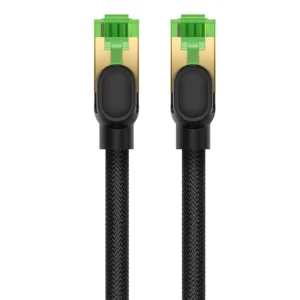 Baseus fast network cable RJ-45 cat.8 40Gbps 10m braided - juodos spalvos - Image 7