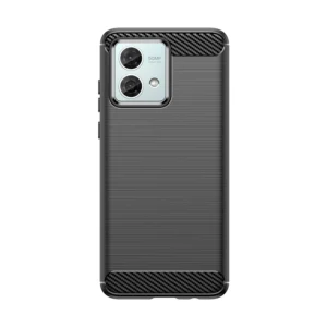 Carbon Dėklas skirtas Motorola Moto G84 - juodos spalvos - Image 1