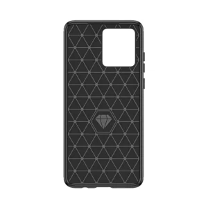 Carbon Dėklas skirtas Motorola Moto G84 - juodos spalvos - Image 4