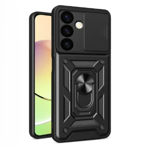 Hybrid Armor Camshield armored dėklas skirtas Samsung Galaxy A05s su camera cover - juodos spalvos - Image 1