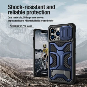 Nillkin Adventurer Pro Dėklas skirtas Apple iPhone 14 Pro Max - juodos spalvos - Image 5