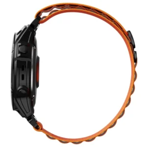 Tech-Protect Nylon Pro apyrankė skirta Garmin Fenix 3 / 5X / 3HR / 5X Plus / 6X / 6X Pro / 7X - oranžinės spalvos - Image 2