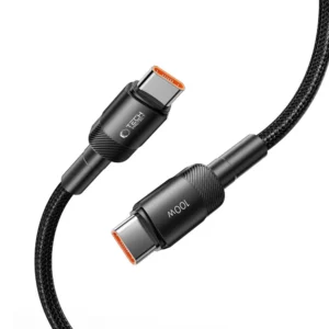 Tech-Protect UltraBoost Evo USB-C / USB-C PD cable 100W 5A 0.5m - juodos spalvos - Image 2