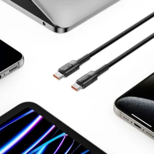 Tech-Protect UltraBoost Evo USB-C / USB-C PD cable 100W 5A 0.5m - juodos spalvos - Image 5