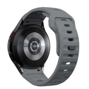 Tech-Protect Silicone Line apyrankė skirta Samsung Galaxy Watch 4 / 5 / 5 Pro / 6 / 7 / FE - pilkos spalvos - Image 2