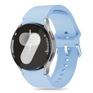 Tech-Protect Silicone apyrankė skirta Samsung Galaxy Watch 4 / 5 / 5 Pro / 6 / 7 / FE - Blue - Image 1