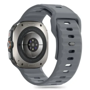 Tech-Protect Silicone Line apyrankė skirta Samsung Galaxy Watch Ultra (47mm) - pilkos spalvos - Image 3
