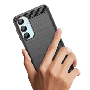 Carbon Dėklas skirtas Samsung Galaxy A16 / A16 5G - juodos spalvos - Image 4
