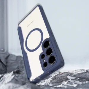Dux Ducis Skin X Pro dėklas skirtas Samsung Galaxy S25 Ultra su MagSafe and wallet - blue - Image 3