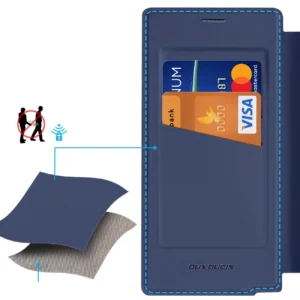 Dux Ducis Skin X Pro dėklas skirtas Samsung Galaxy S25 Ultra su MagSafe and wallet - blue - Image 4