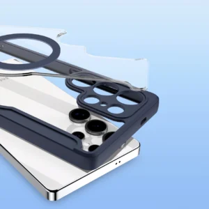 Dux Ducis Skin X Pro dėklas skirtas Samsung Galaxy S25 Ultra su MagSafe and wallet - blue - Image 5