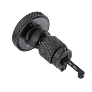 Acefast D33 automobilinis laikiklis su Qi2 15W Magnetic Charger for Air Vent - juodos spalvos - Image 2