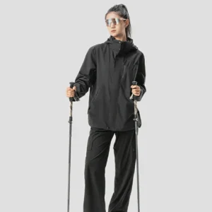 Qunature Nordic Walking Trekking Pole Aluminum 110 - 130 cm 1 pc. - rudos spalvos - Image 9