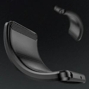 Carbon dėklas Flexible Silicone skirtas Xiaomi 15 Ultra - juodos spalvos - Image 5