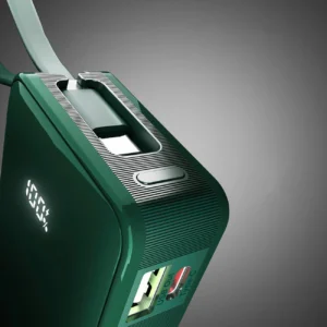 Powerbank SBS 10000 mAh 20W su integruotu USB-C kabeliu ir skaitmeniniu ekranu - žalios spalvos - Image 9