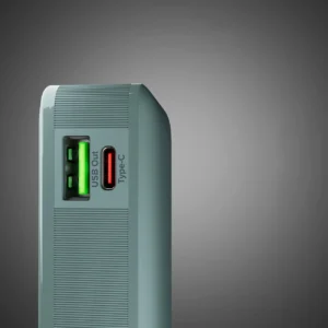 Powerbank SBS 10000 mAh 20W su integruotu USB-C kabeliu ir skaitmeniniu ekranu - pilkos spalvos - Image 7