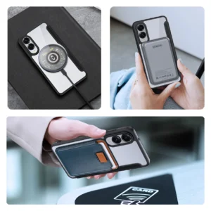 Dux Ducis Skin X Pro dėkals su MagSafe skirtas Samsung Galaxy S25 Edge - juodos spalvos - Image 4