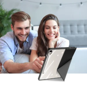 Dux Ducis Magi dėklas su Stylus laikikliu skirtas Samsung Galaxy Tab S10 FE/S9/S9 FE - juodos spalvos - Image 4