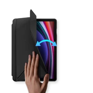 Dux Ducis Magi dėklas su Stylus laikikliu skirtas Samsung Galaxy Tab S10 FE/S9/S9 FE - juodos spalvos - Image 8