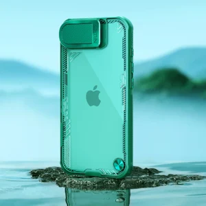 Nillkin Iceblade Prop dėklas su Lens dėklas and Stand skirtas Apple iPhone 16e - žalios spalvos - Image 6