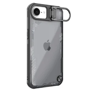 Nillkin Iceblade Prop dėklas su Stand skirtas Apple iPhone 16e - juodos spalvos