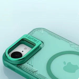 Nillkin Iceblade Prop Magnetic dėklas su Stand skirtas Apple iPhone 16e - žalios spalvos - Image 9