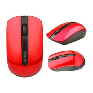 Universali belaidė pelė Havit MS989GT juodos ir raudonos spalvos - Image 4