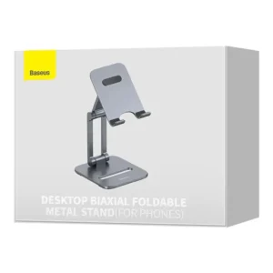 Stand holder Baseus Biaxial for phone pilkos spalvos - Image 4